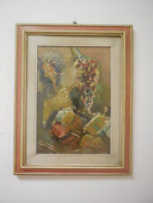 EMANUELE CAPPELLO KAPEL OLIO SU TELA 50X35 NATURA MORTA FIRMATO