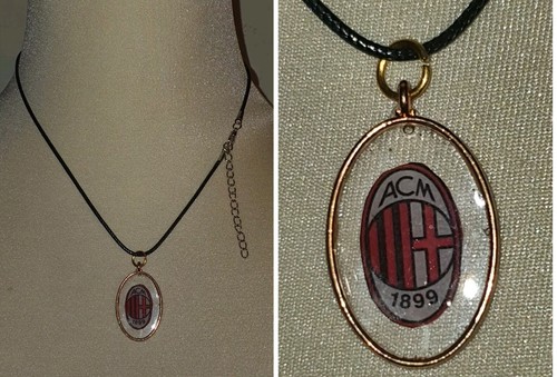 Collana milan - milan, 🔴⚫️