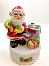 Babbo Natale Music Box Cane in