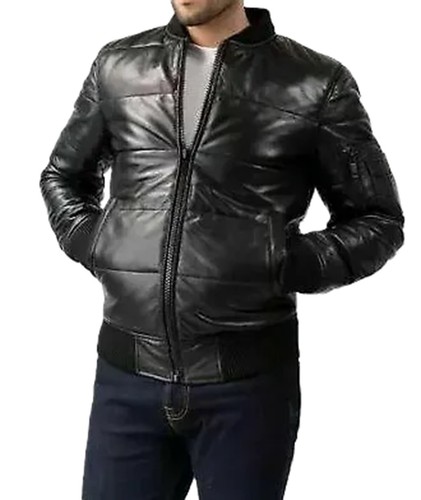 Giubbotto uomo nero puffer - giubbotto,