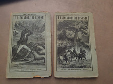 i cacciatori di bisonti - mayne reid - ed. guidoni - vol 1 + 2 - 1887