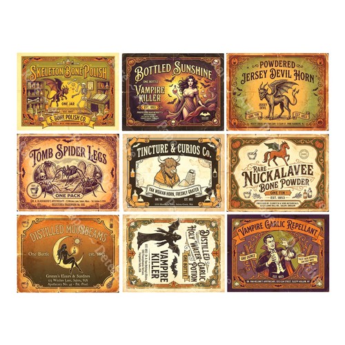 Adesivi farmacia halloween - farmacia,