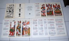 Box 22 tavole I TAROCCHI I TRIONFI o ARCANI MAGGIORI Tarot Farmaceutica Midy 196