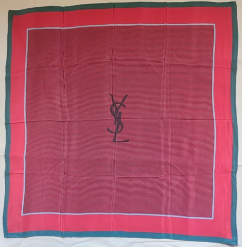 Foulard soie yves saint - foulard,