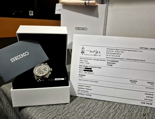 Seiko prospex speedtimer - seiko,