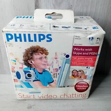FOTOCAMERA PHILIPS WEB CAM SPC215NC + AURICOLARE - NUOVA IN SCATOLA APERTA - RARA RETRÒ
