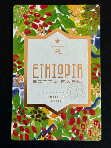 Starbucks reserve taster card - starbucks,
