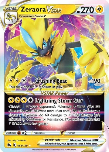 Zeraora vstar holofoil - zeraora, en