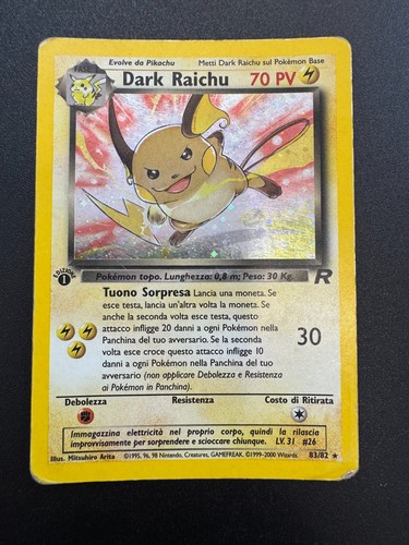 Pokèmon 2001 dark raichu team - raichu,