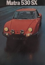 Depliant Matra 530 SX -italiano 1971