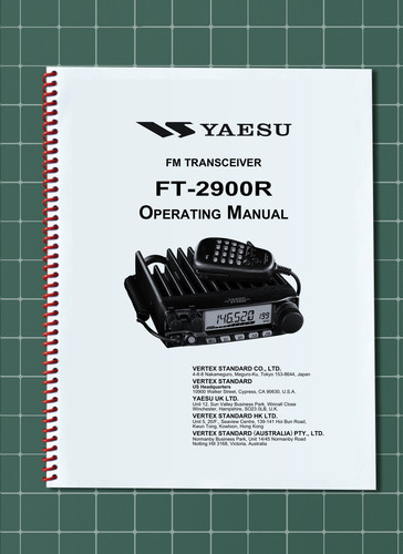 Yaesu 2900r manuale - yaesu,