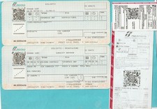 BIGLIETTI TRENO (6 italiani, 2