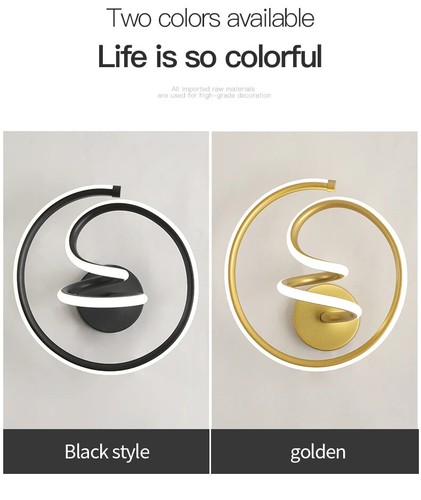 Applique 22w led - , spirale
