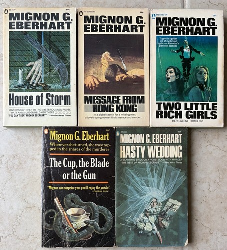 Mignon eberhart lot - eberhart, pb