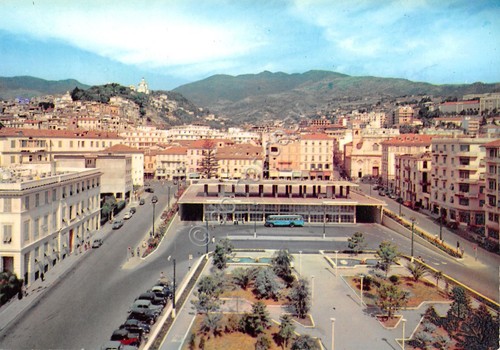 Cartolina sanremo piazza - sanremo,