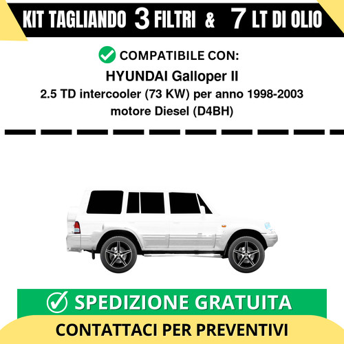 Tagliando per hyundai galloper - tagliando,