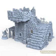 Piattaforma prigione in rovina