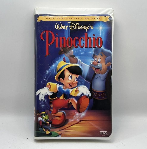 Pinocchio vhs disney video - pinocchio,