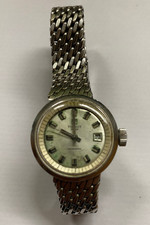 VINTAGE TISSOT SWISS AUTOMATIC DONNA BRACCIALE ALLUMINIO STILE DRESS