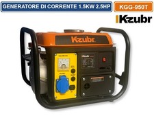 GENERATORE DI CORRENTE GRUPPO ELETTROGENO 650W 1.5KW MONOFASE AC DC 2.5HP 63CC.