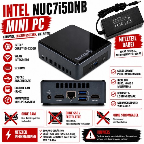 Intel nuc7i5dnb mini - 🔥, pc