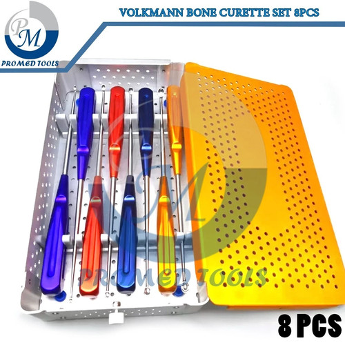 Volkmann bone curette set - volkmann,