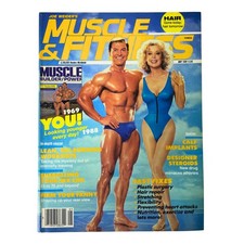 Muscle & Fitness Magazine May 1988 Betty Weider and Larry Scott No Label