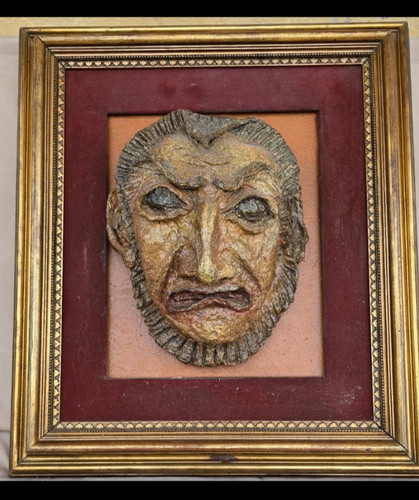 Maschera creata cartapesta - in,