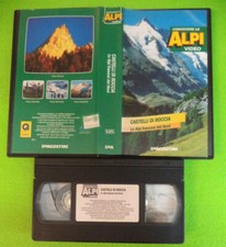 VHS film CASTELLI DI ROCCIA le alpi francesi del nord DE AGOSTINI (F5) no dvd