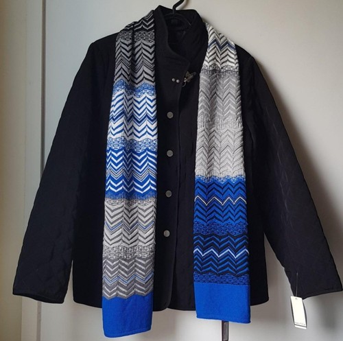 Sciarpa missoni blu grigio - sciarpa,