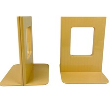 ? Coppia Fermalibri Beige CASPIM Original Vintage 70s Bookends SpaceAge