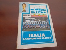 LIBRO BOOK FOOTBALL CALCIO ITALIA CAMPIONE DEL MONDO 1982 MUNDIAL FAVOLA.P.ROSSI