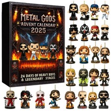 2025 Pour MetalGods RockLegend Advent Calendar 24 Days Xmas Cadeaux BlindBox