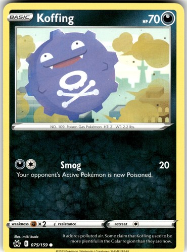 Koffing 075 159 - swsh:, carta