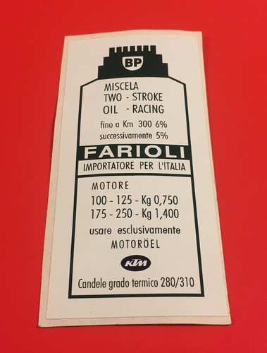 Ktm farioli stickers adesivi - ktm,