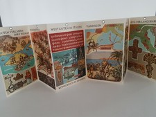 Wandkarte Wandbild Schule 50er 60er vintage Die Goten verlassen ihre Heimat