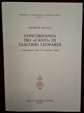 Concordanza canti giacomo - canti,