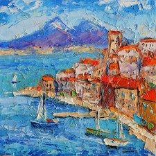 Dipinto Olio Originale Sicilia