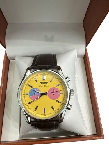Orologio uomo gianello giallo - gianello,
