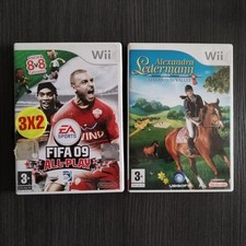 Fifa 09 All Play REGALO Sedermann Nintendo Wii Sport Calcio football Equitazione