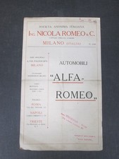 NICOLA ALFA ROMEO MOD 1922 ES