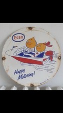 Insegna smaltata ESSO 
