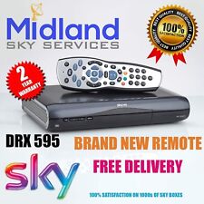 SKY HD BOX AMSTRAD DRX595 ULTIMO DESIGN MINI SCATOLA SLIMLINE + TELECOMANDO