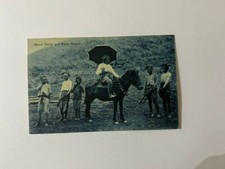 CARTOLINA FILIPPINE MORO DATTO AND BODY GUARD   NUOVA