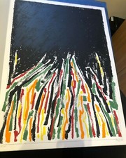 2000 CLAUDIO VERNA-SERIGRAFIA ORIGINALE-VII/XX - 50X70 - EUROMOBIL ARTE-RARISSIM