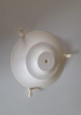 REGGI NEON CIRCOLINA 32W PORTALAMPADA PLASTICA BIANCA CON ALETTE PER SALISCENDI