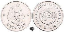 Uruguay WORLD CUP COPPA DEL MONDO Calcio 1990 Gettone Token
