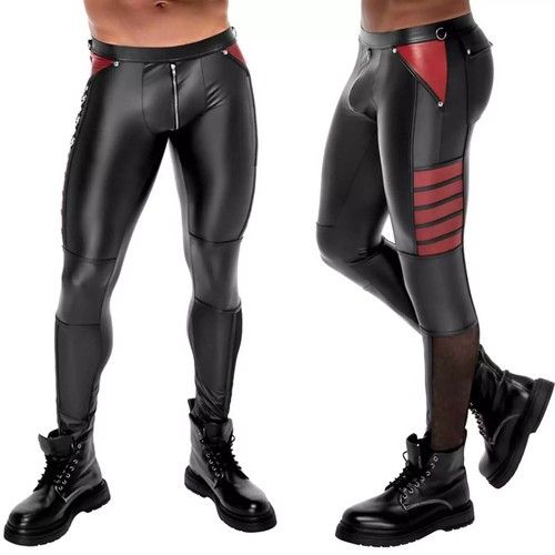 Leggings uomo con contrasti - leggings, da