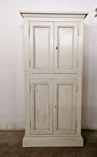 Mobiletto Armadietto  Credenza Stipo Laccato A Mano Artigianale Scuri Vecchi 