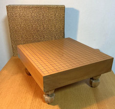 Gioco vintage giapponese Goban IGO in legno go board GIAPPONE #910